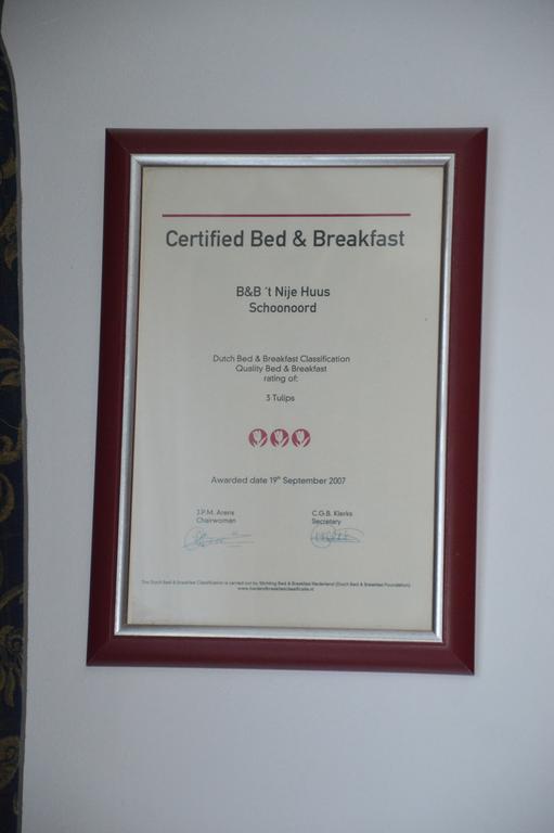 Schoonoord B&B 'T Nije Huus מראה חיצוני תמונה